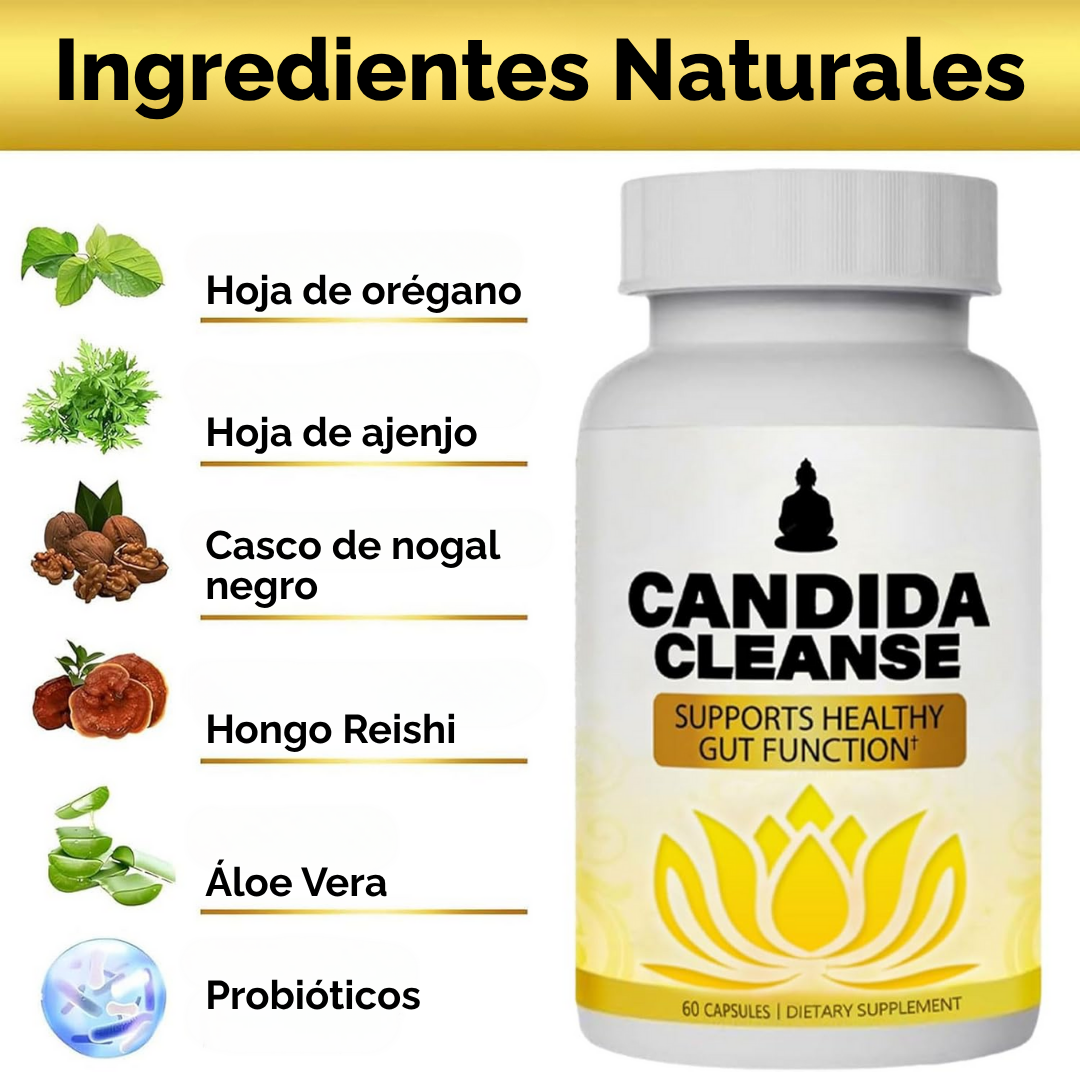 Candida Cleanse Pure Peak | Detox Intestinal Natural + Salud Digestiva