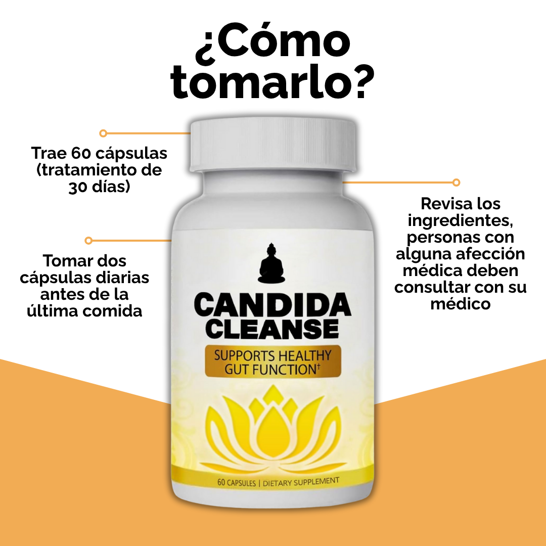 Candida Cleanse Pure Peak | Detox Intestinal Natural + Salud Digestiva