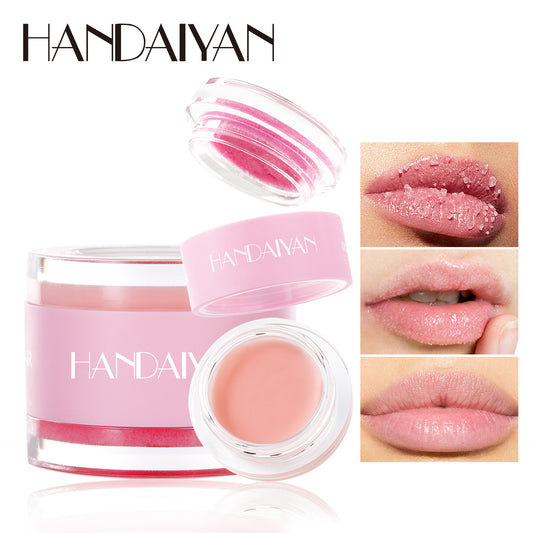 2 en 1: Exfoliante + Hidratante de Labios – Labios Suaves, Lindos y Besables