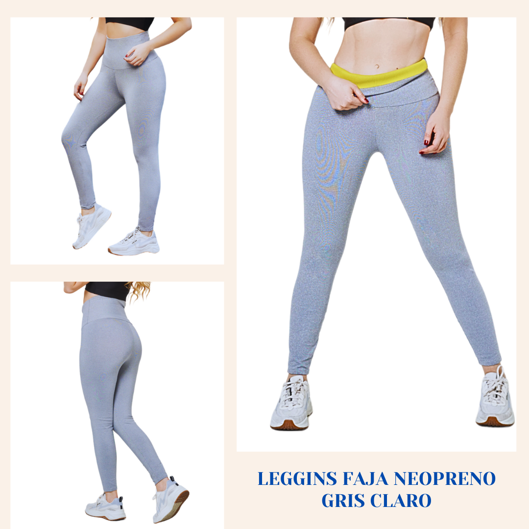 Leggings Faja Neopreno Sauna – Abdomen Plano y Curvas de Impacto 🔥