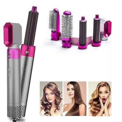 Cepillo Secador 5 en 1 Profesional – Moldea, Seca y Da Volumen con un Solo Paso 💨✨