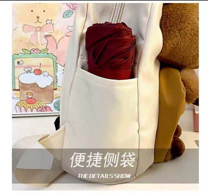 🎒 Mochila Capibara de Felpa – ¡Tierna, Cómoda y Súper Funcional! 🐹💖