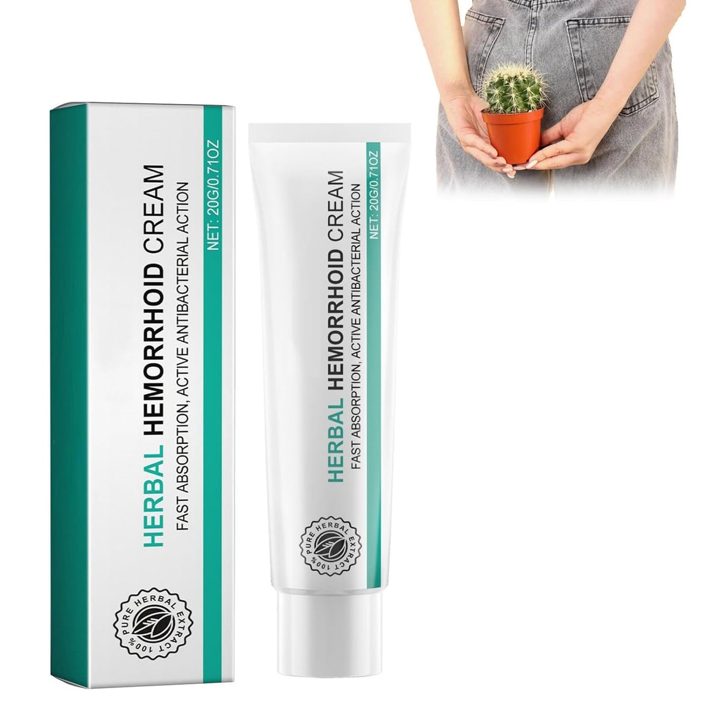 Crema Herbal para Hemorroides Ximonth | Alivio Natural de Ardor, Picazón y Molestias