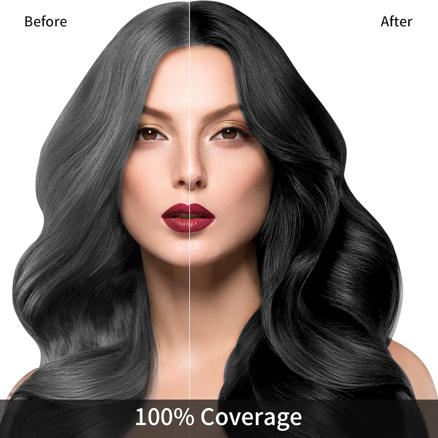 Shampoo Tinte Negro x3 – Cubre Canas al Instante con Henna y Argán 🖤✨