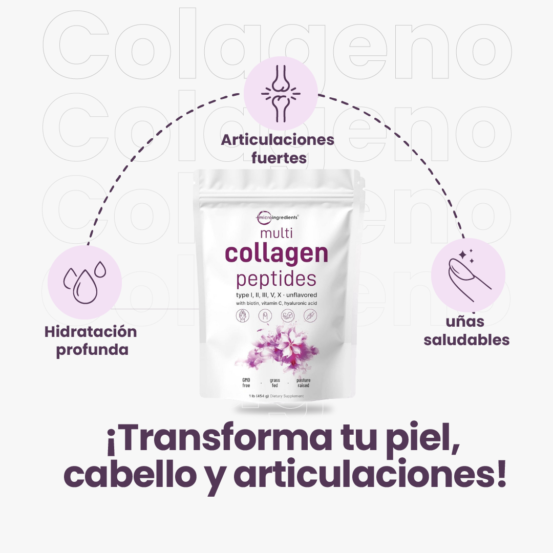Pack x3 Multi Colágeno Hidrolizado – Piel, Cabello y Articulaciones Saludables