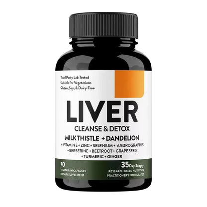 Liver Cleanse Detox 💚 Suplemento Natural para Desintoxicar y Fortalecer el Hígado