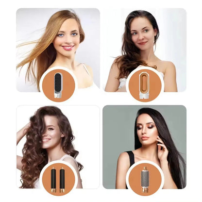 Cepillo Secador 5 en 1 Profesional – Moldea, Seca y Da Volumen con un Solo Paso 💨✨