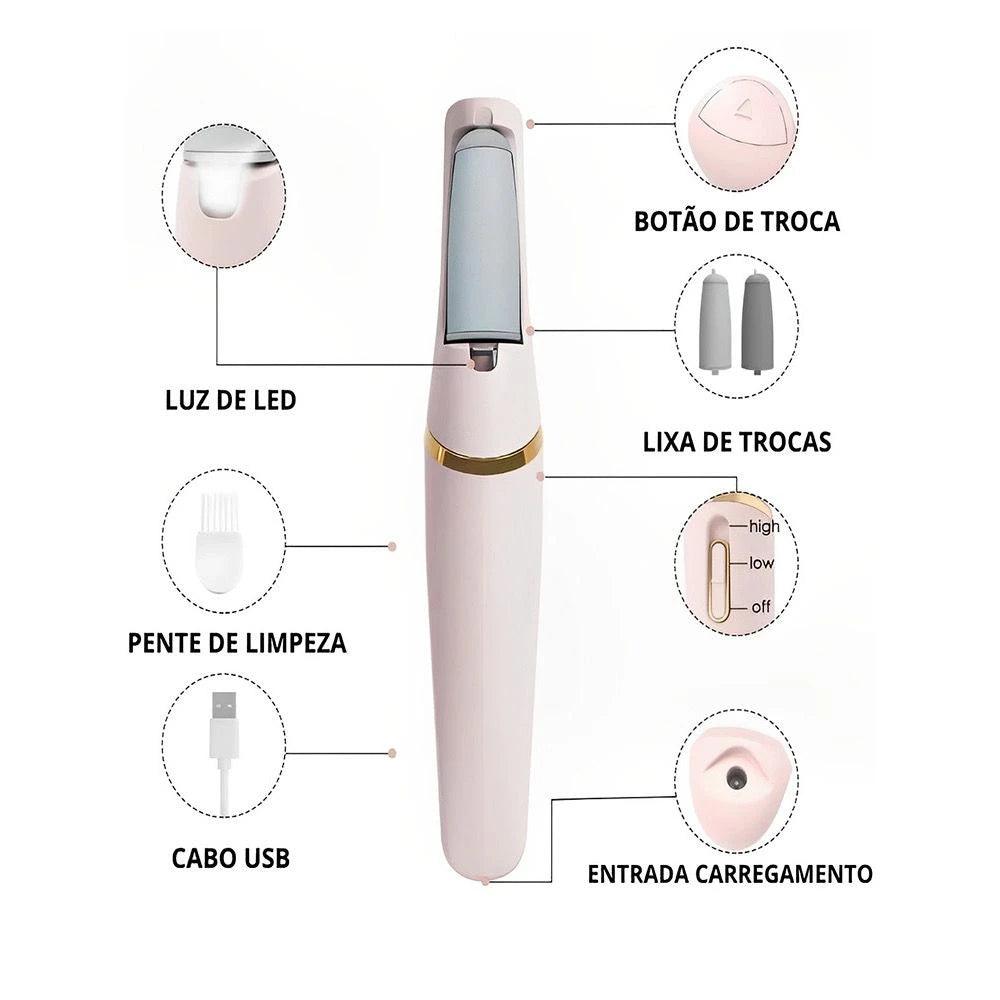 Removedor de Callos Recargable con Lija – Pedicura Profesional en Casa 🦶✨