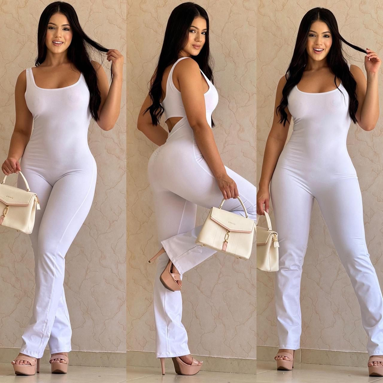 Enterizo Bota Campana Push-Up | Moldea tu Cuerpo y Estilo – Talla Única S a XL