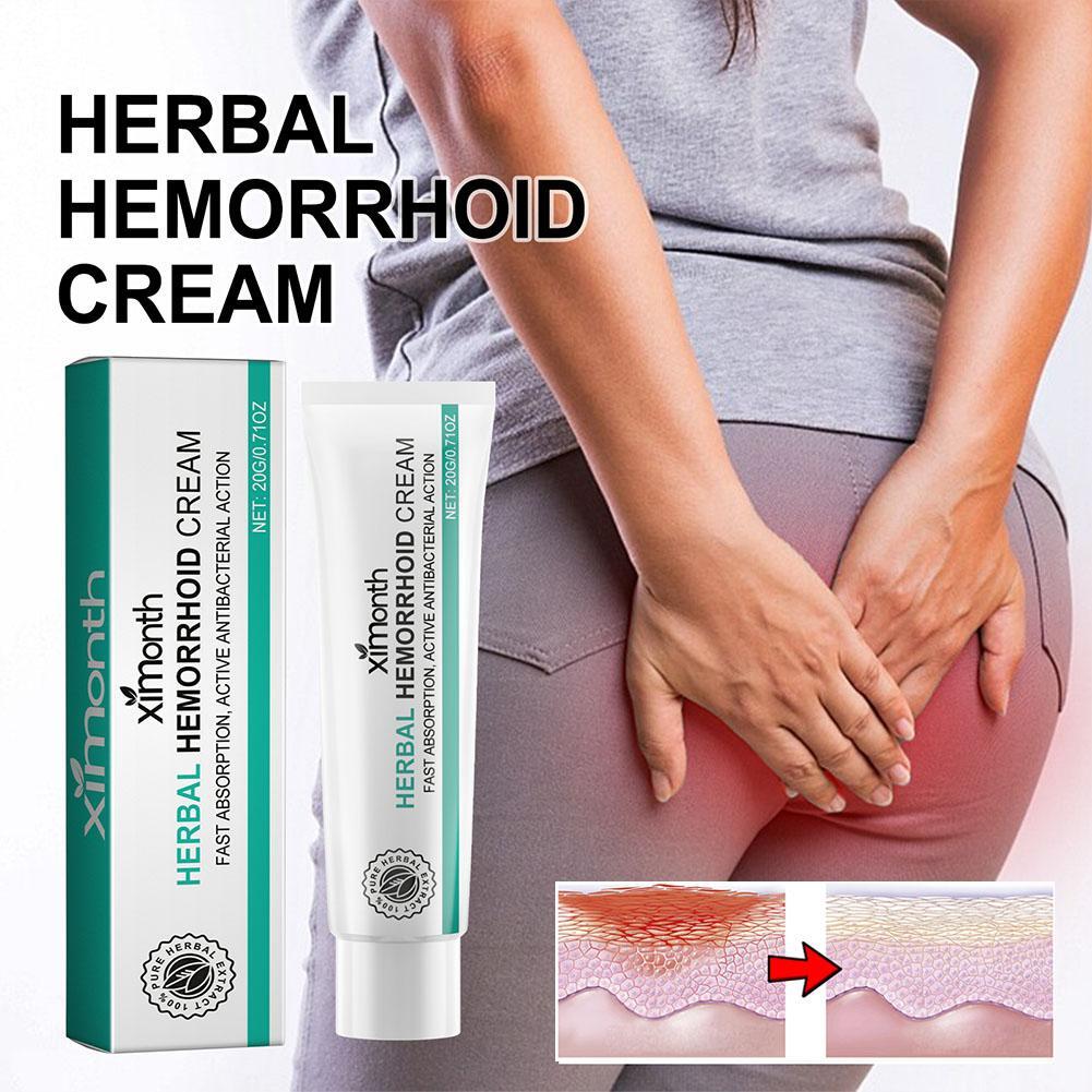 Crema Herbal para Hemorroides Ximonth | Alivio Natural de Ardor, Picazón y Molestias